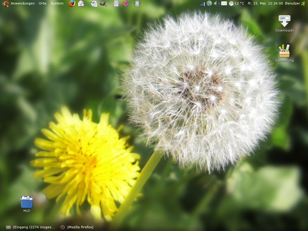 Der fertige Desktop